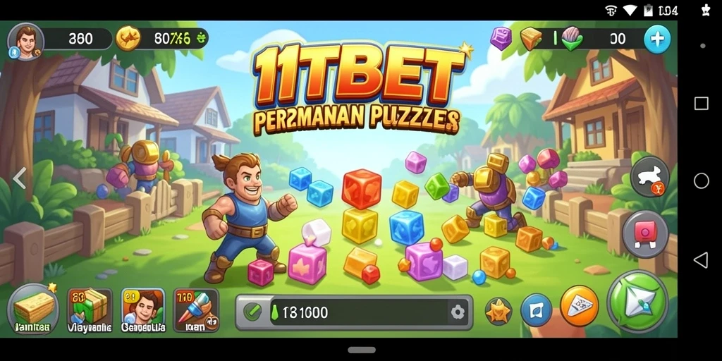 Screenshot gameplay 11TBET menampilkan tantangan Puzzle yang mengasyikkan.