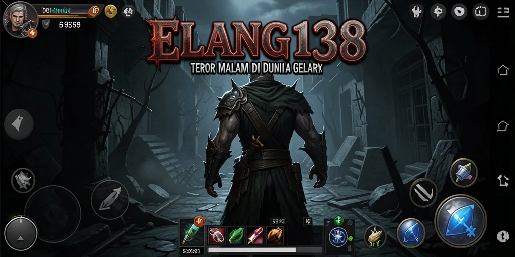 Screenshot menampilkan karakter dalam suasana mencekam di lingkungan gelap.