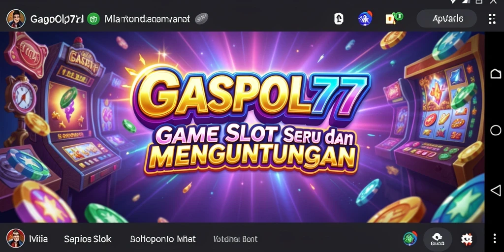 Tampilan gameplay GASPOL77 yang mengesankan dan penuh warna.