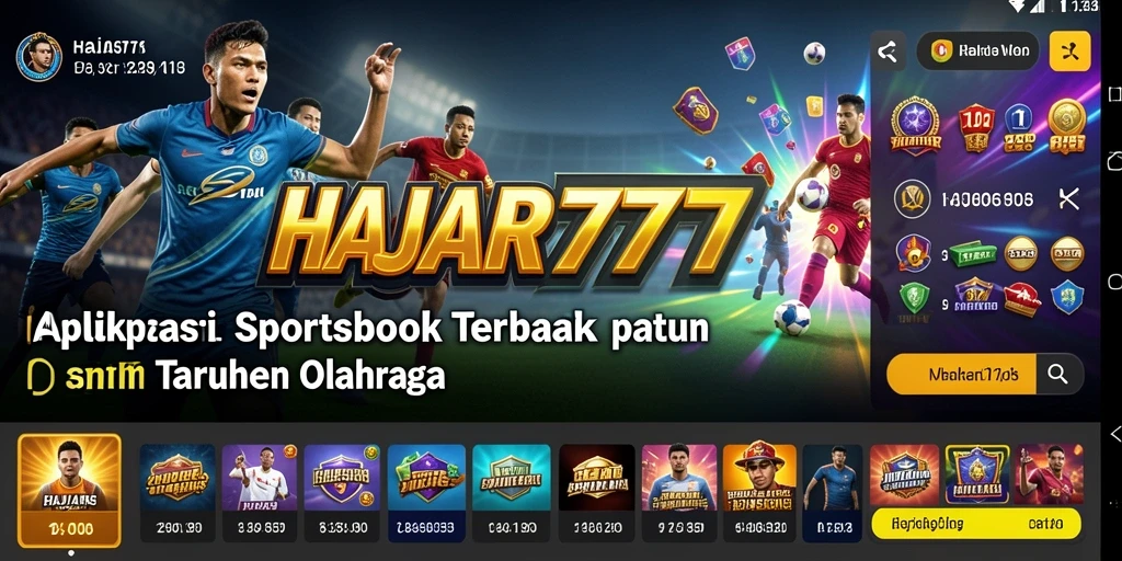 Tampilan gameplay HAJAR777 yang menarik untuk taruhan olahraga.