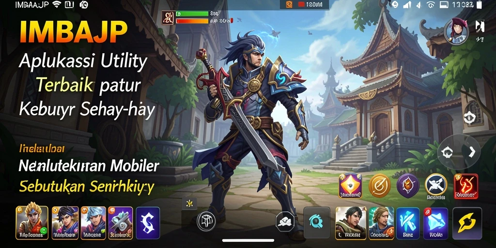 Screenshot utama IMBAJP menampilkan antarmuka alat Utility yang mudah digunakan.