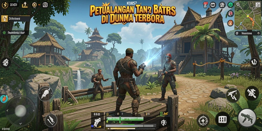 Tampilan gameplay menakjubkan dari dunia terbuka KO857 yang penuh petualangan.