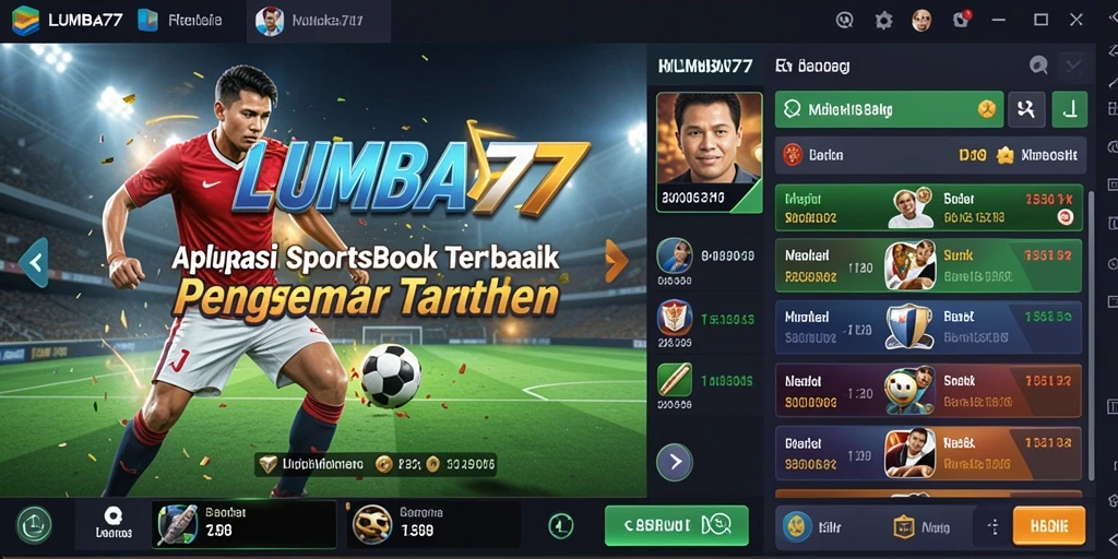 Tampilan antarmuka LUMBA77 dengan fitur taruhan yang menarik.