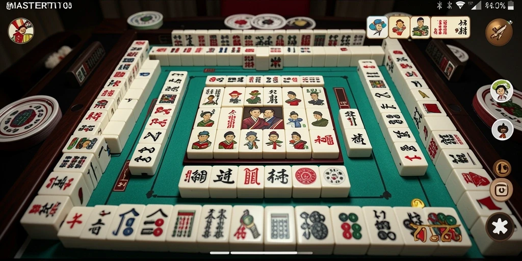 Screenshot utama MASTERTOTO menampilkan gameplay Mahjong yang menawan.