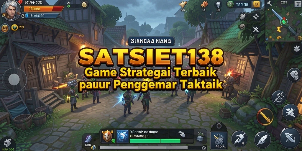 Tangkapan layar utama SATSET138 menampilkan aksi permainan strategi yang mendebarkan.