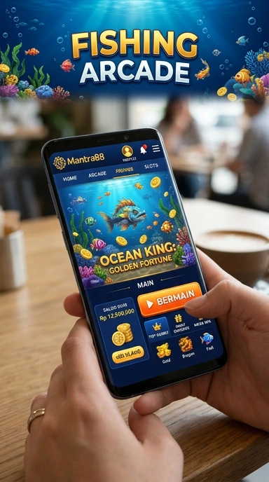 Pengguna sedang mencari aplikasi di pusat unduh mantra88.